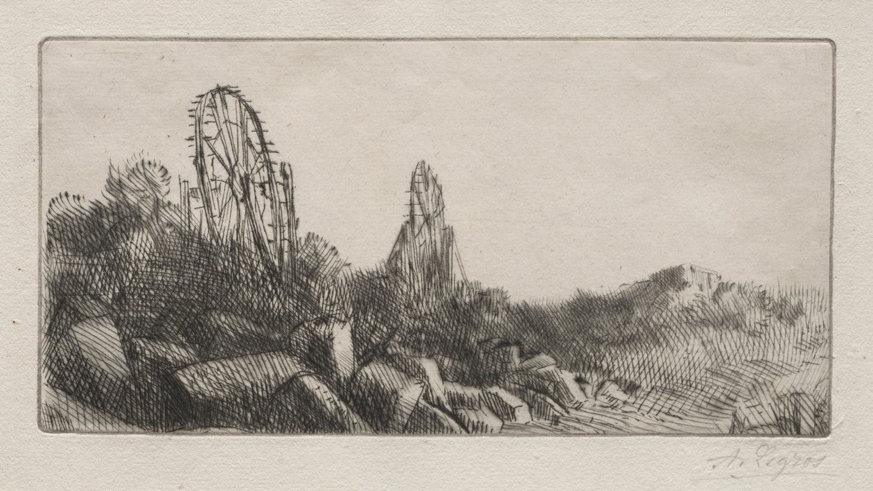Montrouge Eski Taş Ocakları by Alphonse Legros