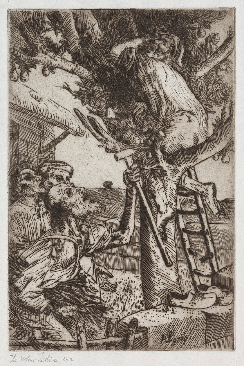 Armut Hırsızı, No. 1, c. 1890. by Alphonse Legros