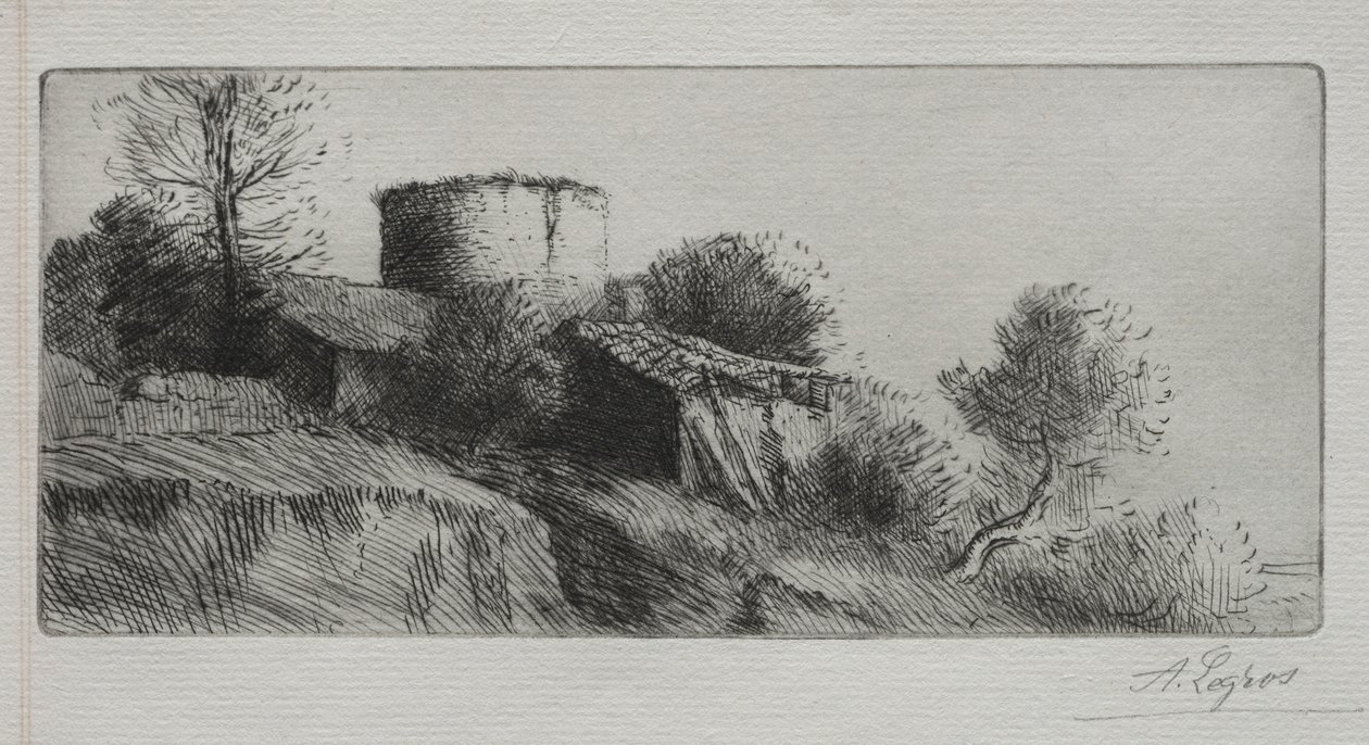 Güvercin Kulesi. by Alphonse Legros