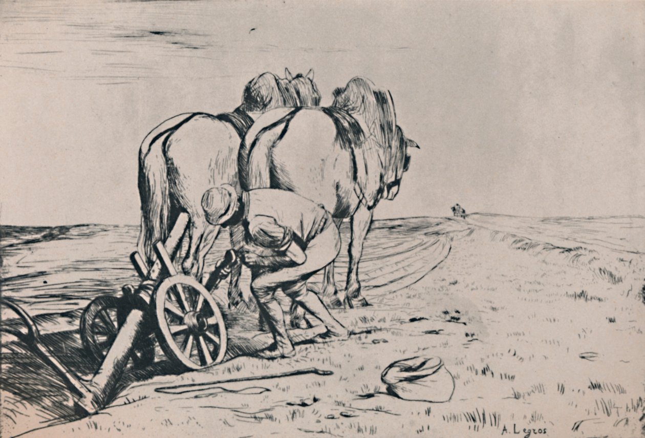 Pulluk, 19. yüzyılın ortaları, 1946 by Alphonse Legros