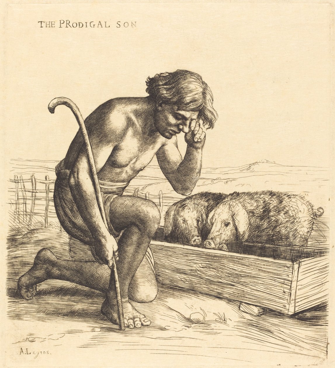 Müsrif Oğul, 1. plaka by Alphonse Legros