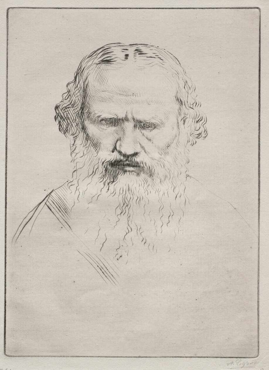 Tolstoy. by Alphonse Legros