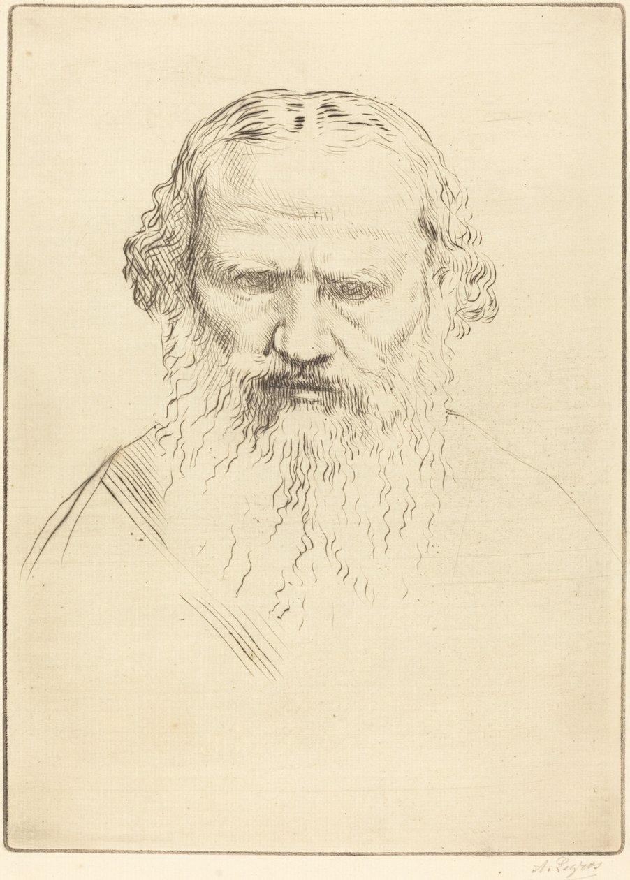 Tolstoy. by Alphonse Legros