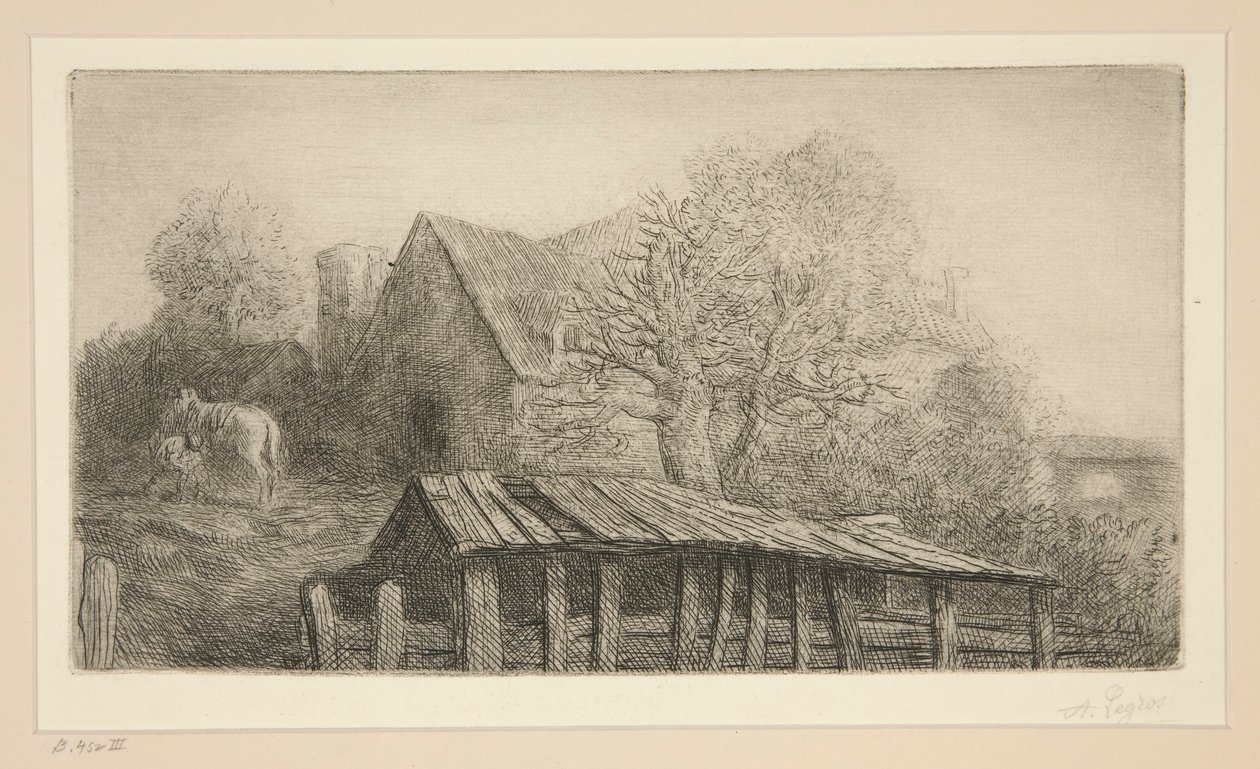 Eski Bir Han by Alphonse Legros