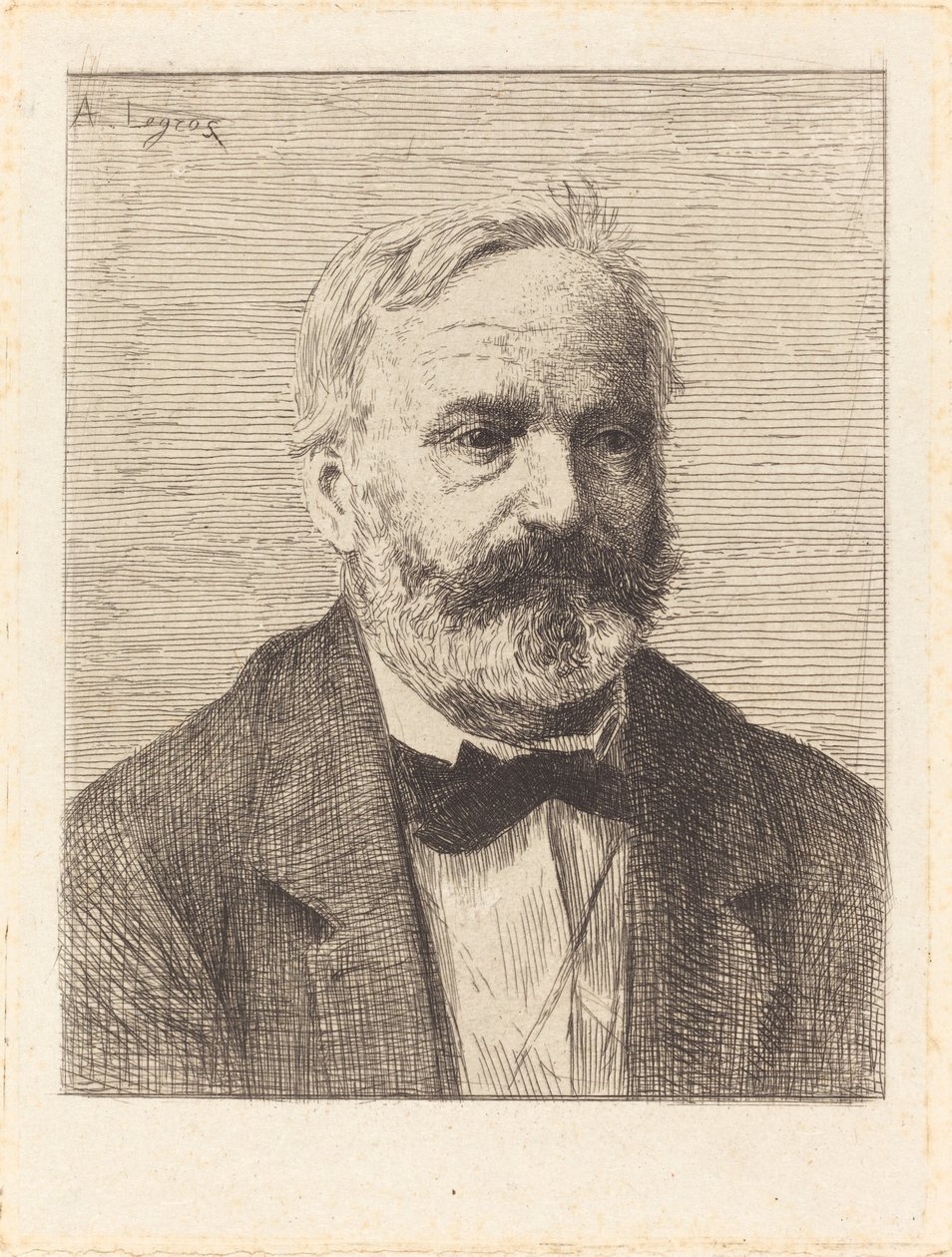 Victor Hugo, 1. plaka. by Alphonse Legros