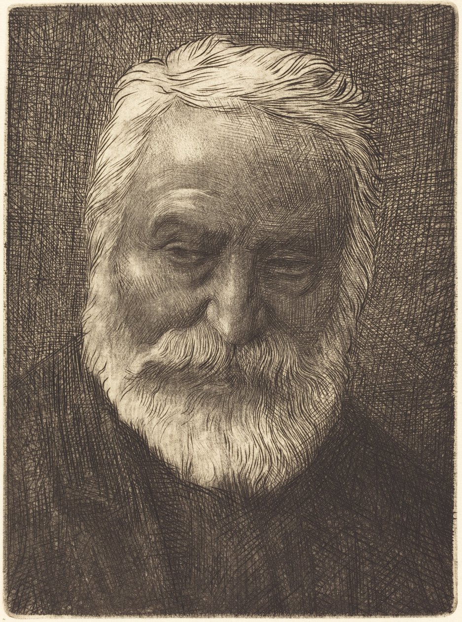 Victor Hugo, 2. plaka by Alphonse Legros