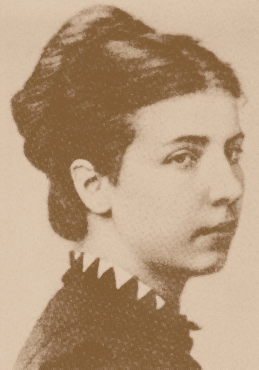 Yelisaveta Lukinichna Dmitrieva, kızlık soyadı Kusheleva 1850-1918, 1871 by Alphonse Liebert