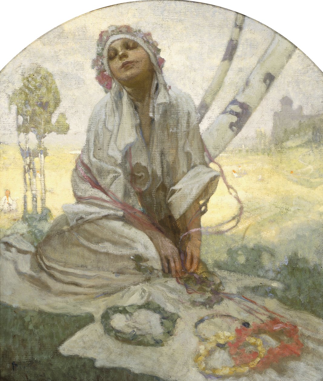 Bohem Güneş Hayalperesti by Alphonse Mucha
