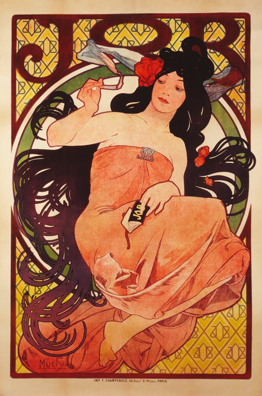İş by Alphonse Mucha