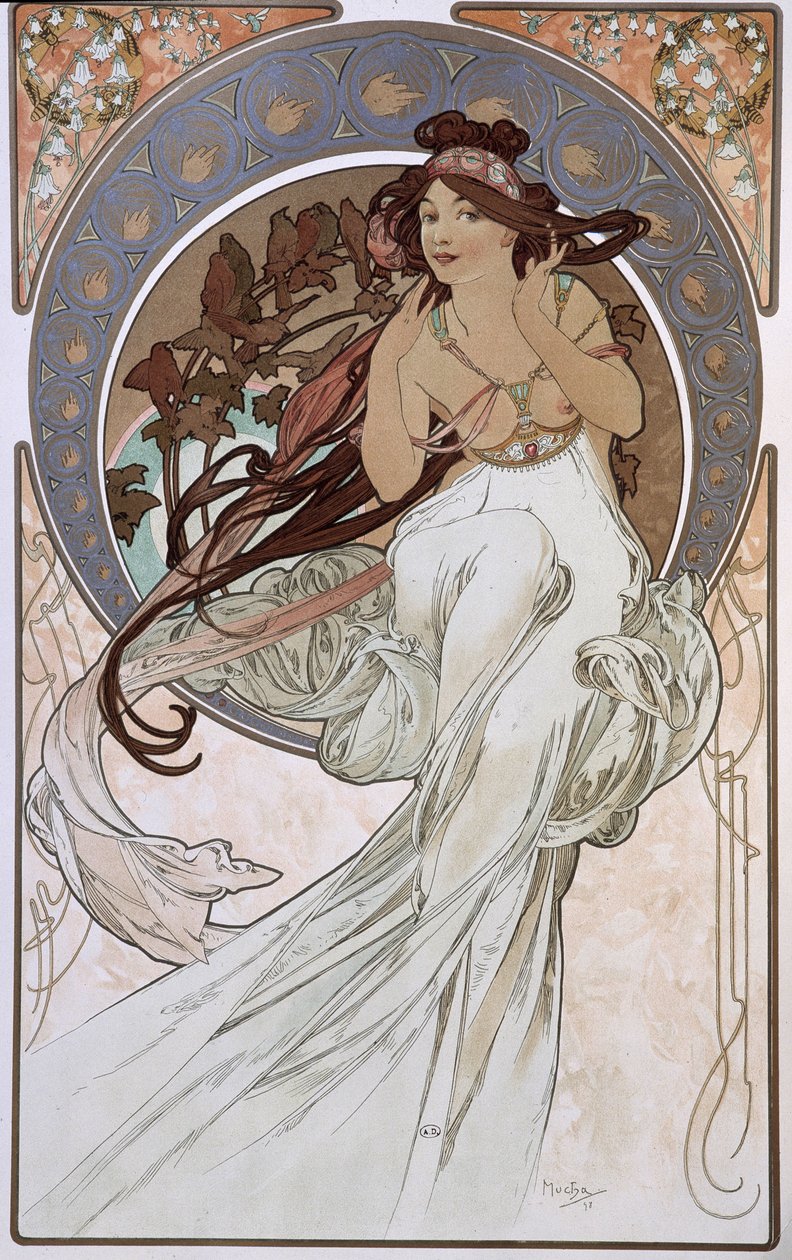 Müzik - Mucha by Alphonse Mucha