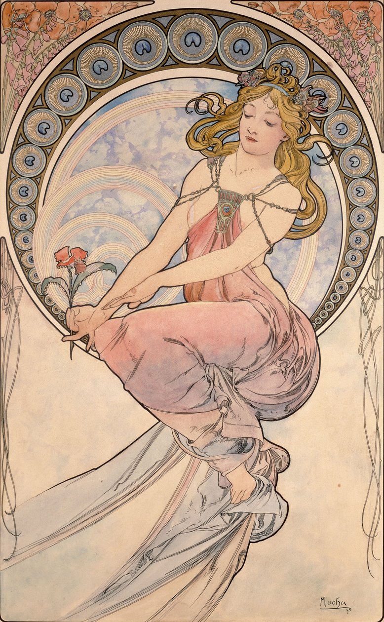 Boyama, 1898 by Alphonse Mucha