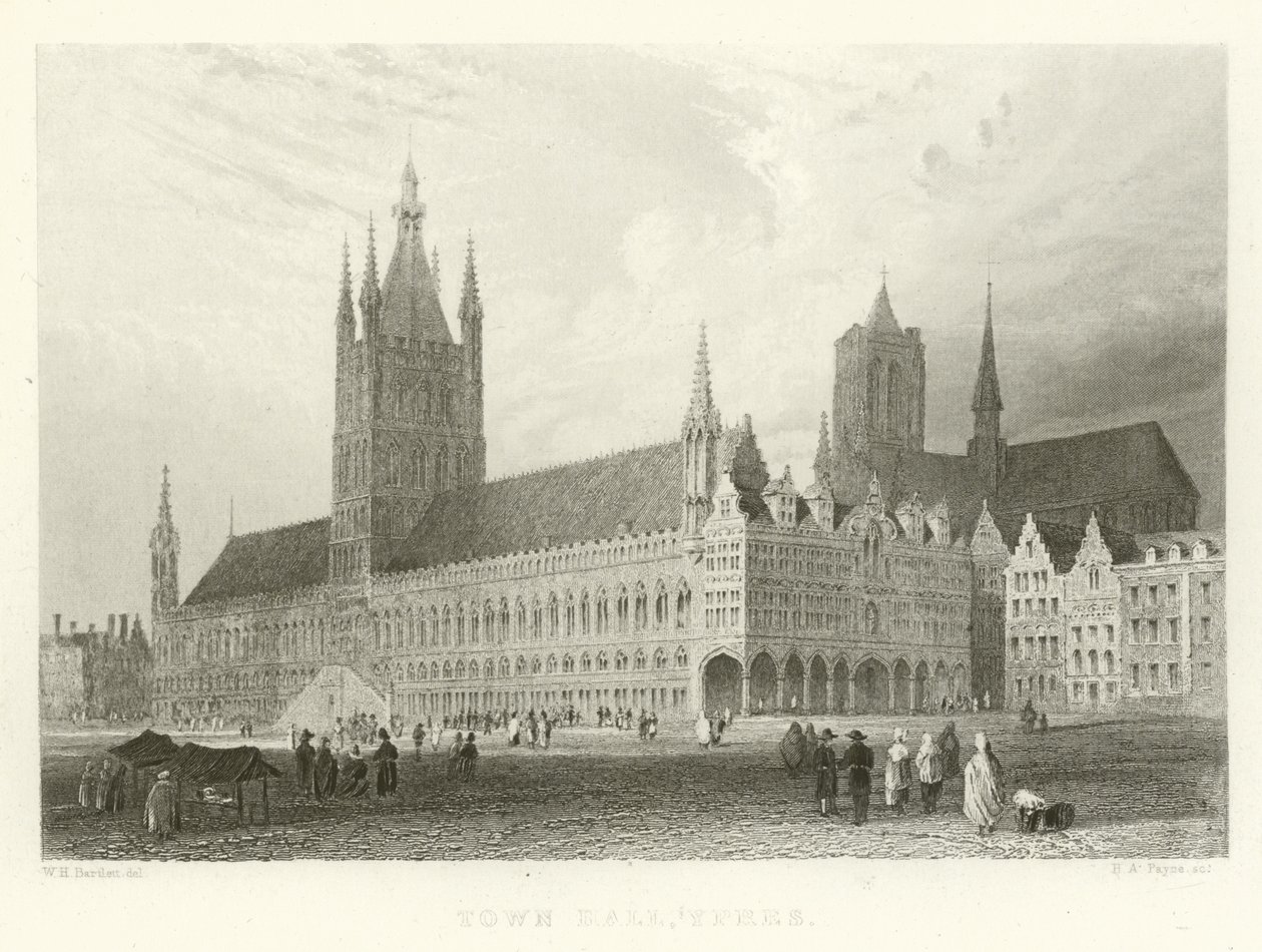 Town Hall, Ypres  by Alphonse Marie de Neuville