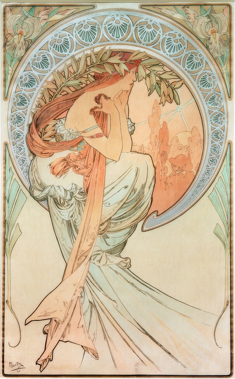Şiir by Alphonse Mucha