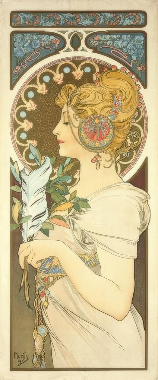 tüy by Alphonse Mucha