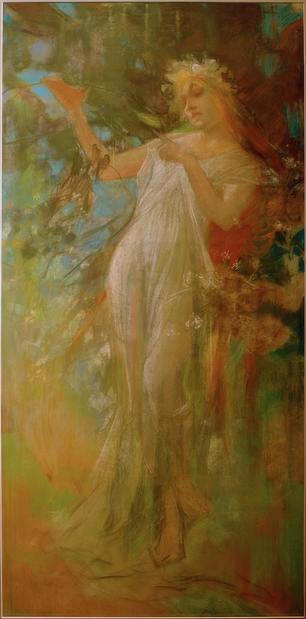 Bahar by Alphonse Mucha