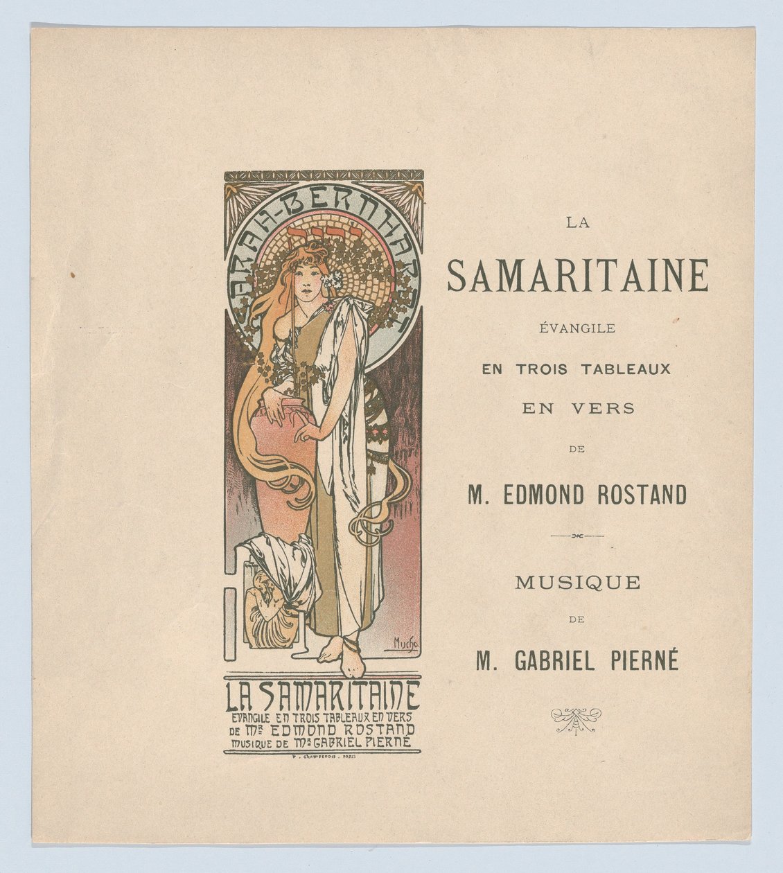 Samiriyeli Kadın, 1897 by Alphonse Mucha