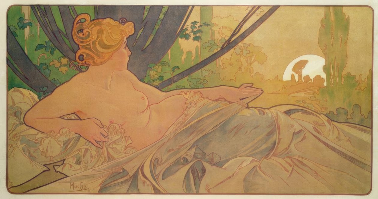 Şafak by Alphonse Mucha