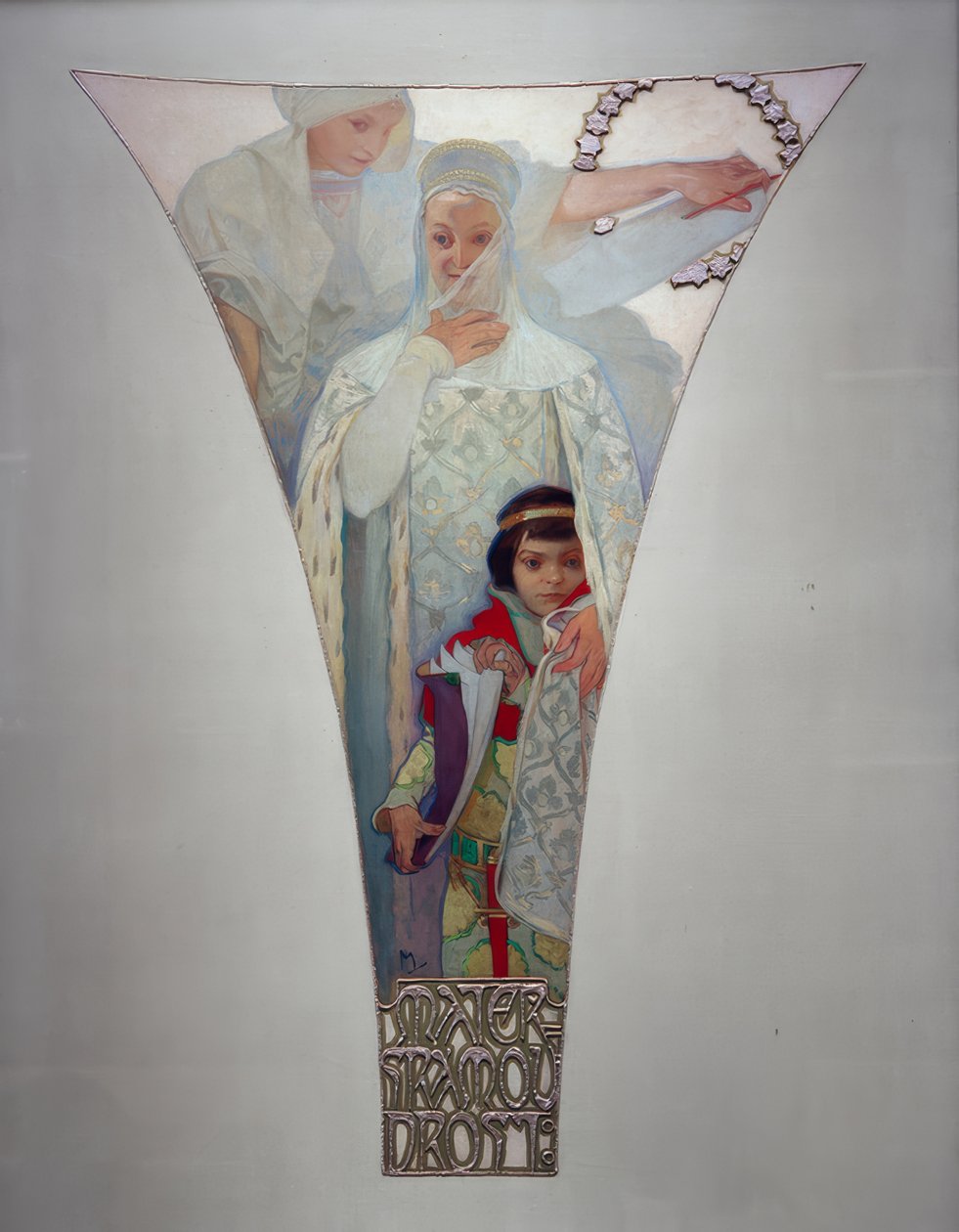 Anne bilgeliği - Eliska Premyslovna by Alphonse Mucha