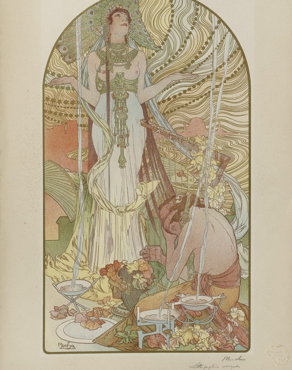 Salammbo by Alphonse Mucha