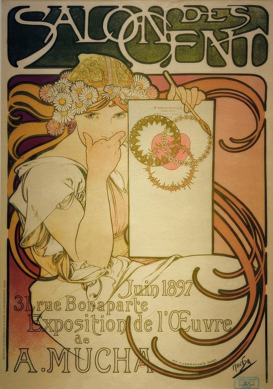 Salon des Cent by Alphonse Mucha