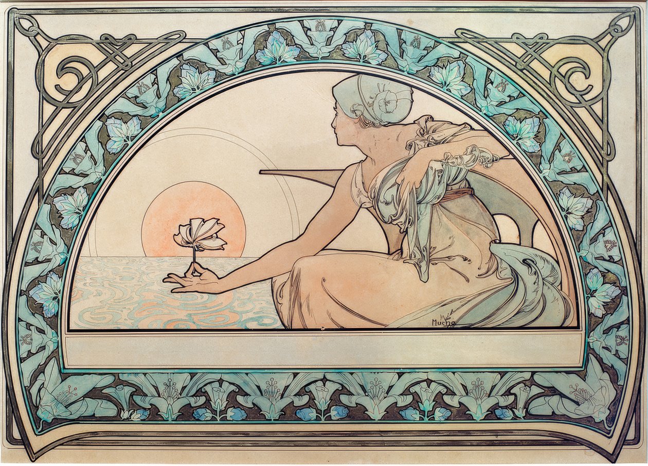 sedef by Alphonse Mucha