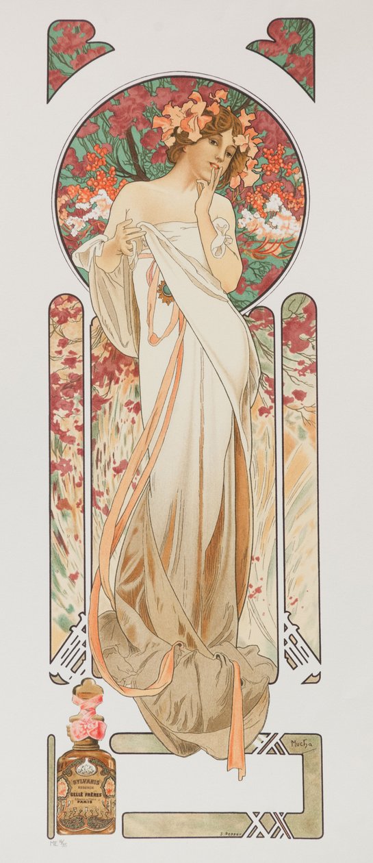 Silvanya Özü, 1899. by Alphonse Mucha