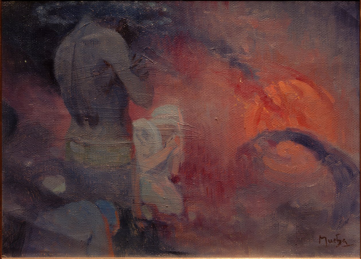 sembolik illüstrasyon by Alphonse Mucha