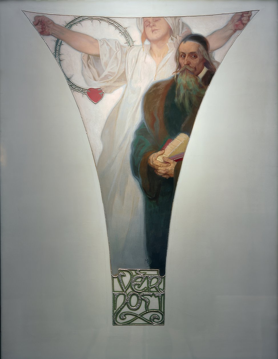 Ağaç - J.A.Komensky by Alphonse Mucha