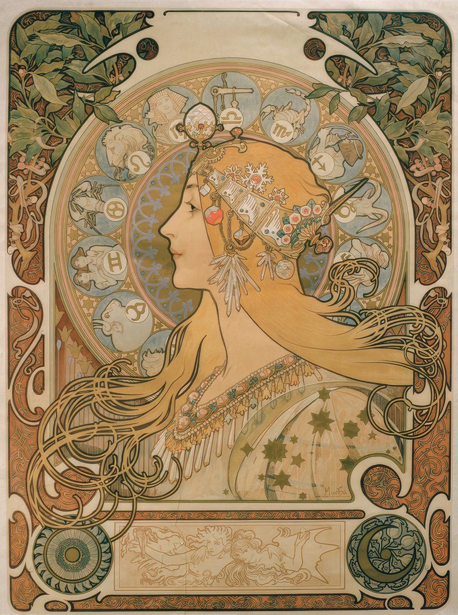 Zodyak by Alphonse Mucha