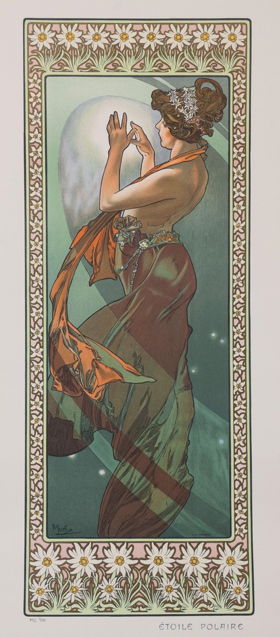 Kuzey Yıldızı, 1902. by Alphonse Mucha