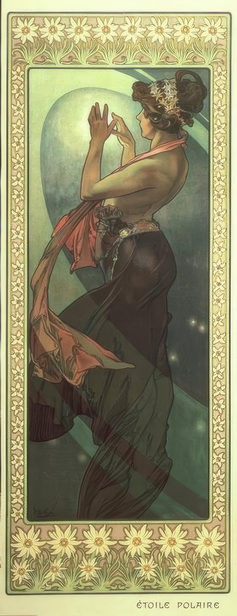 Kuzey Yıldızı by Alphonse Mucha