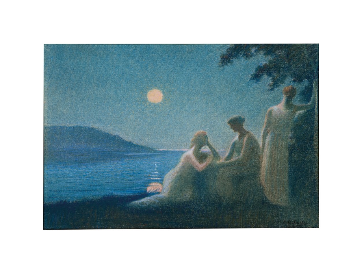 Ay Işını Altında, 1895 dolayları by Alphonse Osbert