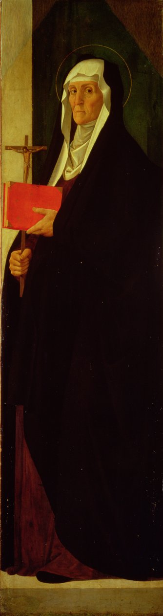 St. Clare, c.1485-90 (panelde tempera) by Alvise Vivarini