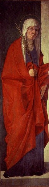 Kadın Şehit, c.1485-90 (panelde mizaç) by Alvise Vivarini