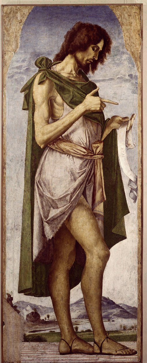Vaftizci Aziz John, yaklaşık 1480 (gemide yağ) by Alvise Vivarini