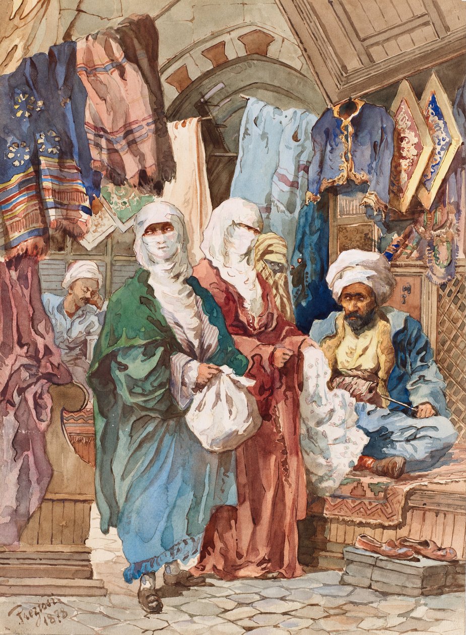 İpek Çarşısı by Amadeo Preziosi