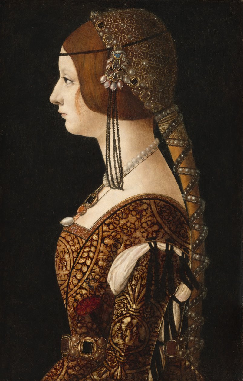 Bianca Maria Sforza, muhtemelen 1493. by Ambrogio de Predis