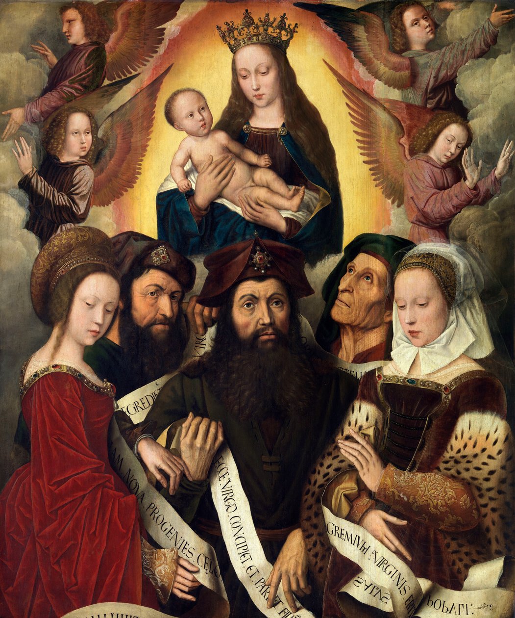 Deipara Başak (panel üzerine yağ) by Ambrosius Benson