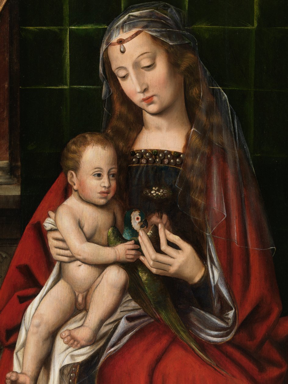 Madonna detayı (panel üzeri yağlı boya) by Ambrosius Benson