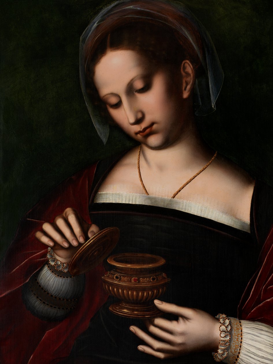Mecdelli Meryem detayı (tuval üzerine yağlıboya) by Ambrosius Benson