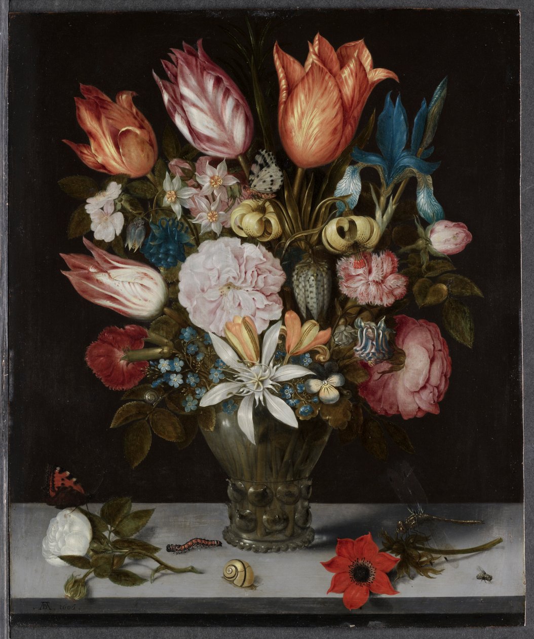 Bardakta Çiçekler by Ambrosius Bosschaert