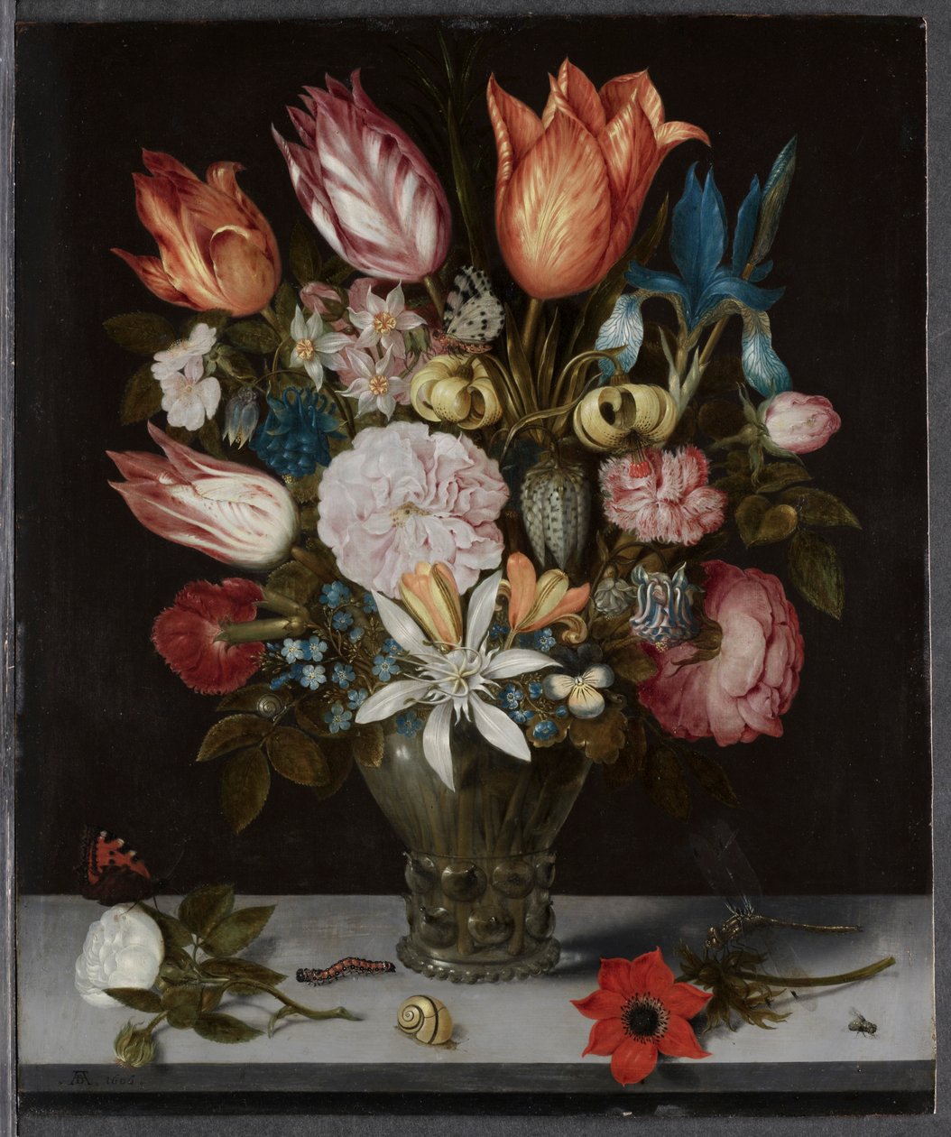 Bardakta Çiçekler, 1606. by Ambrosius Bosschaert