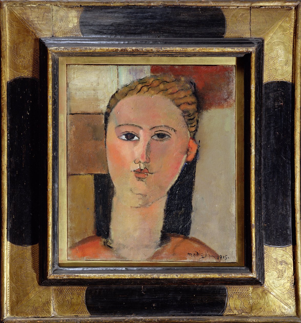 Kızıl saçlı kız, 1915 by Amedeo Modigliani