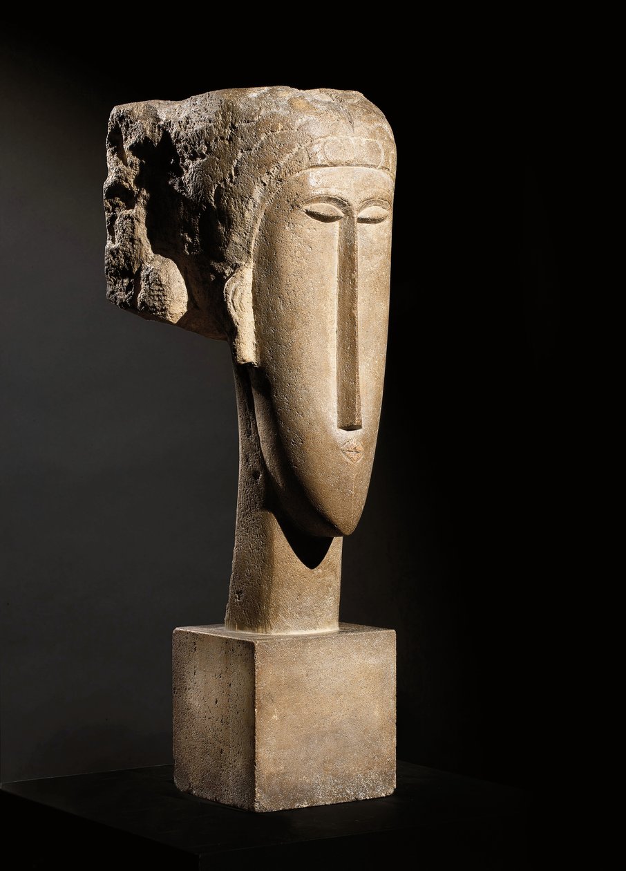 Baş, 1910-12 by Amedeo Modigliani
