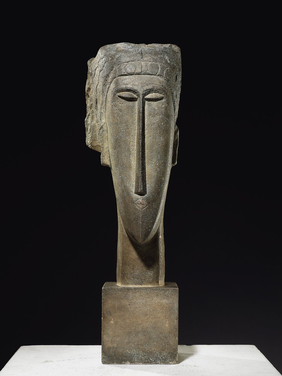 Baş, 1910-12 by Amedeo Modigliani