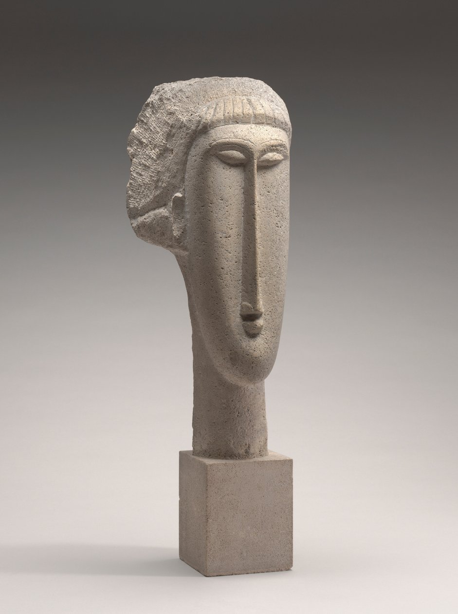 Bir Kadının Başı by Amedeo Modigliani