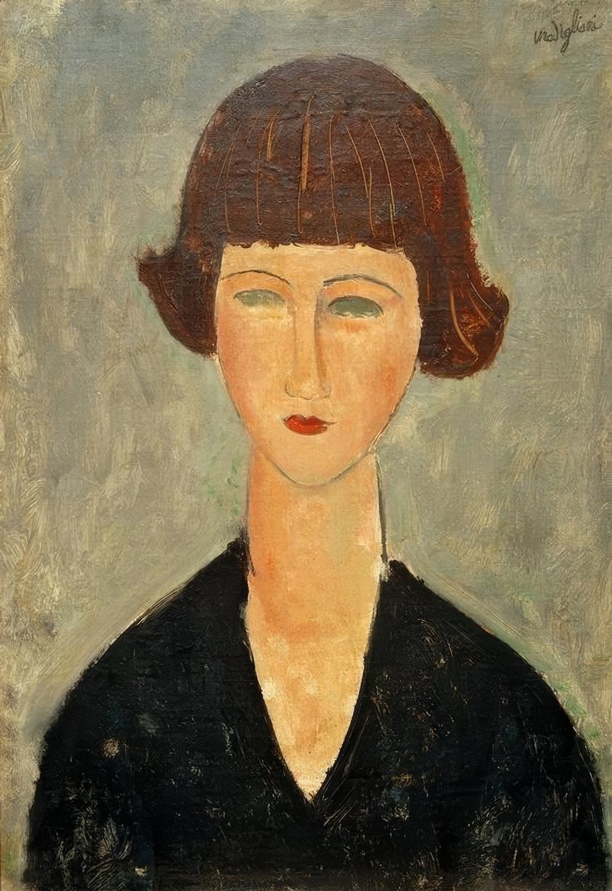 genç esmer by Amedeo Modigliani