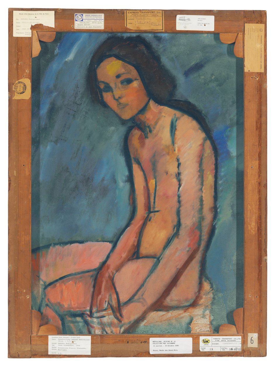 Nu assis, c.1909 by Amedeo Modigliani