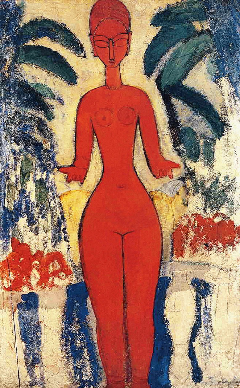 çıplak Ayakta by Amedeo Modigliani