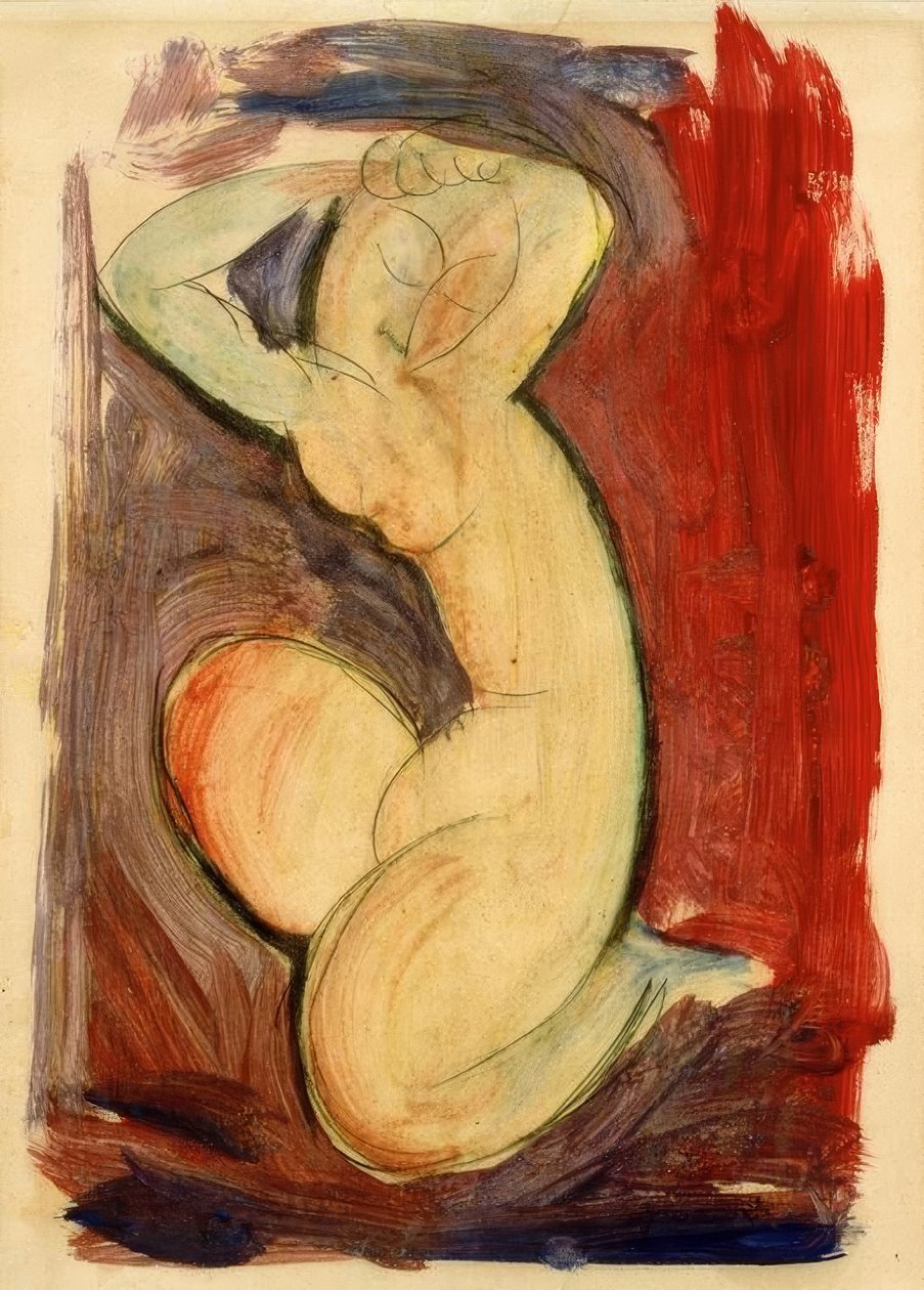 Ezgi Karyatide by Amedeo Modigliani